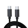 2m USB C to C Cable, 2-pack Black, SEB