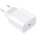 Laddare 25W iPhone/Samsung - Strömadapter - USB-C - Snabbladdare Vit, SD