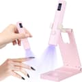 Mini UV Nail Lamp - LED UV Gel Nail Lamp - Nail Lamp with Digital Display - Two Timer Modes - Nail Curing Lamp - ,AB