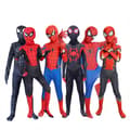 Miniatyrbilde 2 av 2: Spider-Man-kostyme for barn, elastisk kroppsdrakt for gutter til karneval og forestillinger extraordinary 100