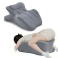 Ergonomisk kudde med perfekt 27°-vinkel, multifunktionell lutande kudde i minnesskum (grå) Gray