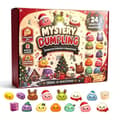 2026 Adventskalender 24-dagars Squishy Dumpling Blind Box Stressavlastande Fidget Toy Style 1
