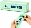 Krämig Smör Squishy ASMR Pärlfylld Realistisk Mat Stressboll Butter-green