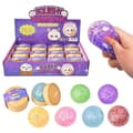 12 stk. glitter-dumpling-squishy, 2026 oppgradert mini-squishy dumpling-leke, søte stressballer fidget-sanseleker til julestrømpen
