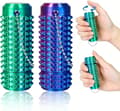 2-pack 3D-printade spikiga fidget-leksaker för vuxna, smärtstimulerande fidget-leksak, 360° roterbar sensorisk fidget-roller för stresslindring