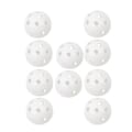 Miniatyrbild 7 av 7: Träningsgolfbollar med hål 10-pack Vit Hvid
