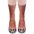 3D Fun Unisex Stretch Print Dyre Runde Sokker Dog