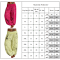 Miniatyrbild 4 av 4: Kvinnor Boho Harem Pants Yoga Casual Baggy Hareem Byxa rose red rose red M