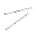 Miniatyrbild 4 av 5: 2x LED-remsor för Rongsheng Hisense Logik Kylskåp/Frys MDDZ-162A 1629348