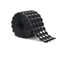 1000 Stycken 10mm Prickar Självhäftande 500 Par Självhäftande Prickar db Black