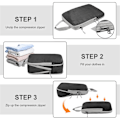 Miniatyrbild 5 av 5: Kompressionsförpackningskuber, 4 set ultralätta förpackningskuber för handbagage, reseförpackning för S