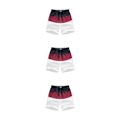 Miniatyrbild 2 av 5: 1/2/3/5 Andningsbara och snygga shorts för män - för sommaren Wine Red and Black XL,1 Wine Red and Black XL,1 3PCS