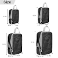 Miniatyrbild 3 av 5: Kompressionsförpackningskuber, 4 set ultralätta förpackningskuber för handbagage, reseförpackning för S