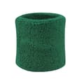 Svettband - Vristband - Korta [8cm] - Dubbelpack - Mörkgrön Mörkgrö Dark green one size