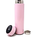 Miniatyrbild 1 av 6: Isolerad vattenflaska Kaffe Te Resemugg Termos Vattenflaska med temperaturdisplay 500mL/16,9 Fl.oz - Håller sig varm eller kall i 12 timmar (rosa)