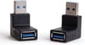 *USB 3.0-adapter 90 grader hane till hona vertikal uppåt nedåt vinkel C*