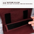 Miniatyrbild 5 av 5: Non-woven Cover Slitstarkt anti-scratch Resväska Skydd Vattentätt Bagage Skyddsfodral Wine Red Wine Red 28 inch