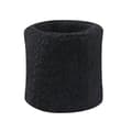 Svettband - Vristband - Korta [8cm] - Dubbelpack Svart Black one size