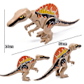 Miniatyrbild 3 av 4: Large Jurassic Dinosaur World Park Building Blocks Spinosaurus Building Blocks Children's Gift