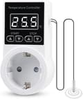 Miniatyrbild 1 av 5: Digital termostat temperaturkontrolluttag, värmetermostat med NTC-prob