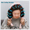 Miniatyrbild 9 av 10: Satin Heatless Curling Set för Hår, Perfekta Lockar, Ingen Skada white
