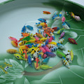 Miniatyrbild 2 av 5: 20 st Artificiell rörlig fisk Plast Flytande fiskar Hög Simul