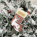 Miniatyrbild 3 av 5: 2-pack julstrumpor, pläddekor