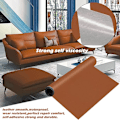 Miniatyrbild 5 av 5: INF Självhäftande reparationslapp konstläder 50x138 cm Light brown Light brown