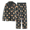 Miniatyrbild 1 av 6: Sovkläder Pyjamas Dam vår och höst bomull långärmad tunn M
