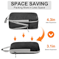 Miniatyrbild 4 av 5: Kompressionsförpackningskuber, 4 set ultralätta förpackningskuber för handbagage, reseförpackning för S
