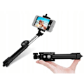 Miniatyrbild 2 av 9: Selfiestick / tripod mobilstativ med bluetooth fjärrkontroll Black Svart