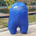 Miniatyrbild 1 av 5: Halloween Uppblåsbar Among Us Dräkt För Barn Vuxna Blow Up Suit Rolig Cosplay Astronaut Disfraz Gonflable Sus Crewmate Present A Yz Bule Bule Kids 100 to 155cm