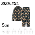 Miniatyrbild 2 av 6: Sovkläder Pyjamas Dam vår och höst bomull långärmad tunn XXXL
