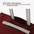 Miniatyrbild 5 av 6: Non-woven Cover Slitstarkt anti-scratch Resväska Skydd Vattentätt Bagage Skyddsfodral Brow Brown 28 inch