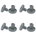 Miniatyrbild 1 av 5: Korghjul för diskmaskin 8-pack AEG, Privileg, Zanussi Mörkgrå Mörkgrå 40 mm