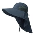 Solhattar för damer UPF 50+ UV-skydd Bredbrättad vandrings- och fiskehatt Dark Blue