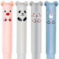 Miniatyrbild 7 av 8: Suddbara Bläckpennor med Djurmotiv - 4-pack Multicolor multifärg