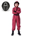Xbi- Squid Game 2 Barnkläder med Mask Clothes+mask Clothes+circular mask Clothes+circular mask 110