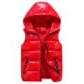 Pikkukuva 1 / 2: Sliktaa Unisex Shiny Vedenpitävä Hihaton Takki Kevyt puffer Vest Punainen Red M