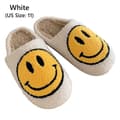 Smiley Kvinnor Vinter Varma Tofflor whit white EU Size 41-42