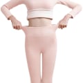 Miniatyrbilde 2 av 6: Casual Warma Vinter Solid bukser, Soft Clouds Fleece Leggings, Vinter Leggings for kvinner - Perfekt pink 3XL