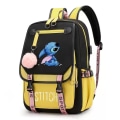 Pikkukuva 1 / 4: stitch reppu lasten reput reppu USB-liitännällä 1kpl gul 2