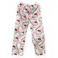 Pikkukuva 6 / 10: Sarjakuva HelloKitty Flanellipyjamat Pehmotiivistetut lämpimät pyjamat naisille Musta vaaleanpunainen kissa Svart rosa katt L