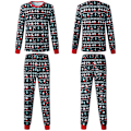 Miniatyrbild 1 av 5: Vuxen Barn Familj atchande Jul Pyjamas Xmas Nattkläder Pyjamas PJs Set Men M