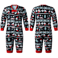 Miniatyrbild 1 av 6: Vuxen Barn Familj Matchande Jul Pyjamas Xmas Nattkläder Pyjamas PJs Set Baby 3-6 Month