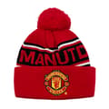 Fodboldklub Strikket Hue (Manchester United Red)