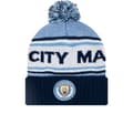 Jalkapalloseuran neulottu pipo (Manchester City blue)