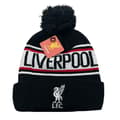 Fodboldklub Strikket Hue (Liverpool Black)