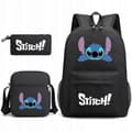 Skolerygsæk A4 Usb Stor Stitch Lilo[YDE]