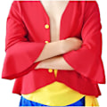 Pikkukuva 3 / 6: 4st Luffy set Halloween animedräkt för barn vuxen Kid-M